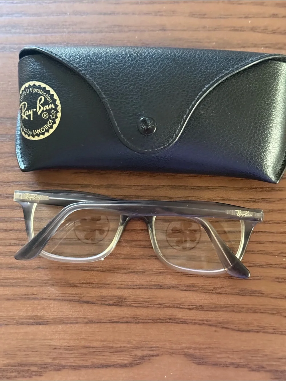 Ray-Ban RB5375 8106 Eyeglasses 53-18 145 Tortoise/Gray with Original Case